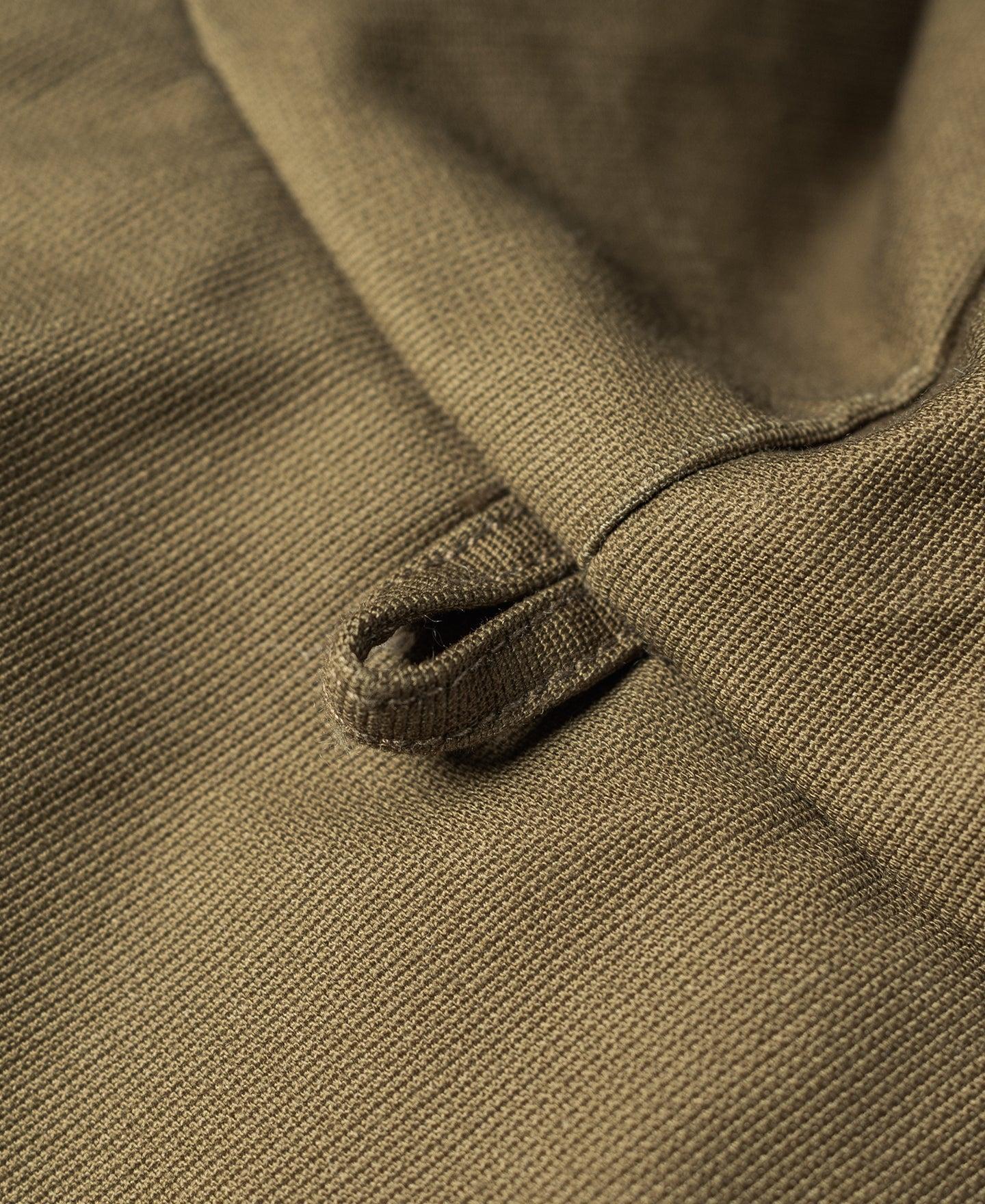 Leopard Print Reversible Deck Jacket - Khaki Product Image