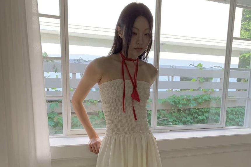 Monotone Maxi Tube Dress Product Image