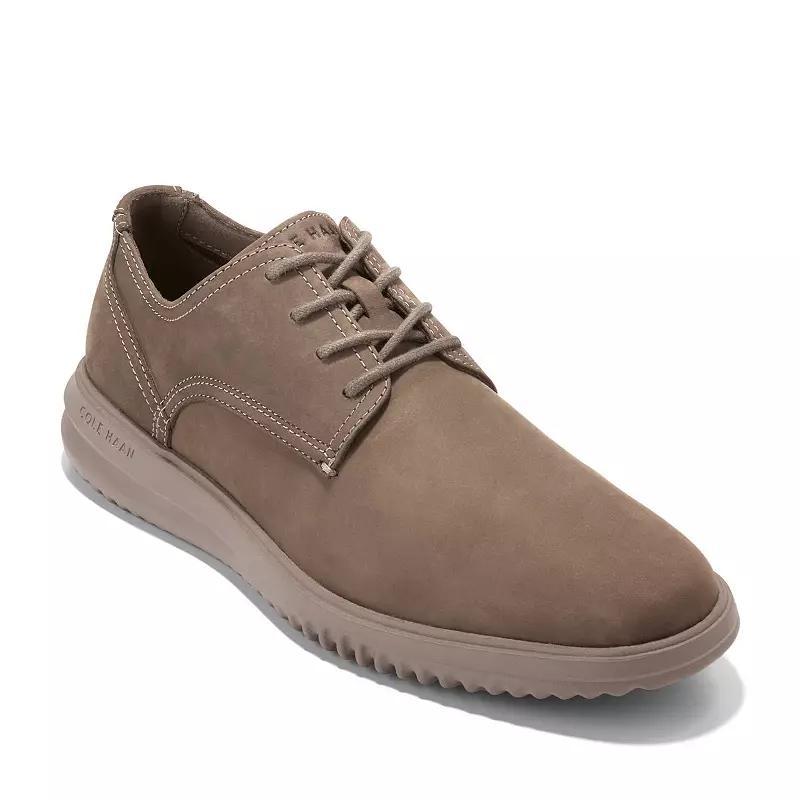 Cole Haan Grand+ Men's Leather Oxford Shoes, Size: 13, Truffle Irish Brown Product Image