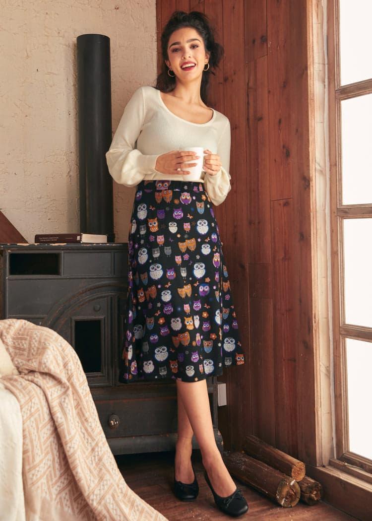 Excellence Attained Knit Midi Skirt Product Image
