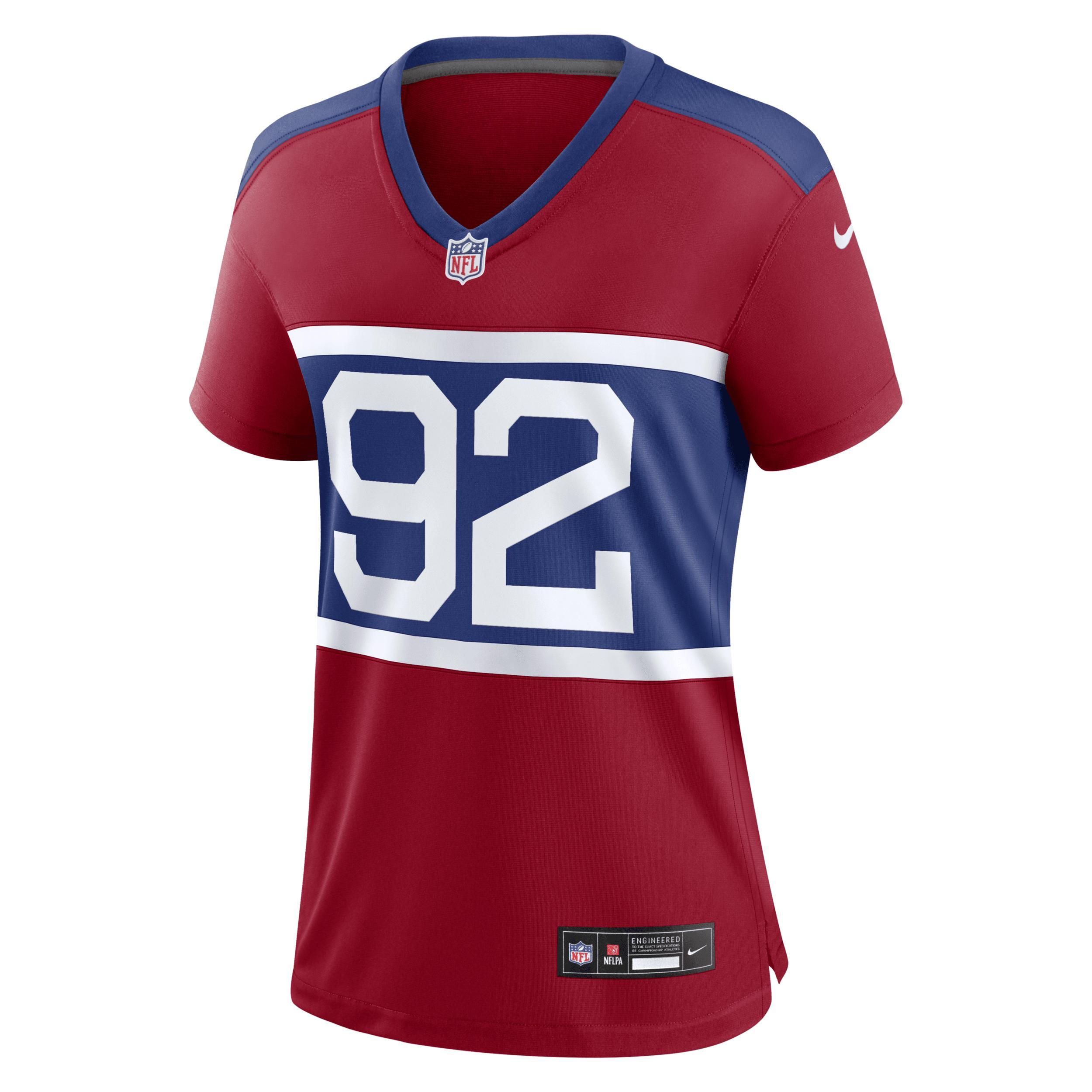 Womens Nike Michael Strahan Century New York Giants Alternate Retired Player Game Jersey Product Image