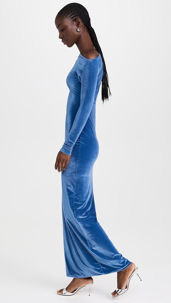 Maygel Coronel Negrete Velvet Dress | Shopbop Product Image