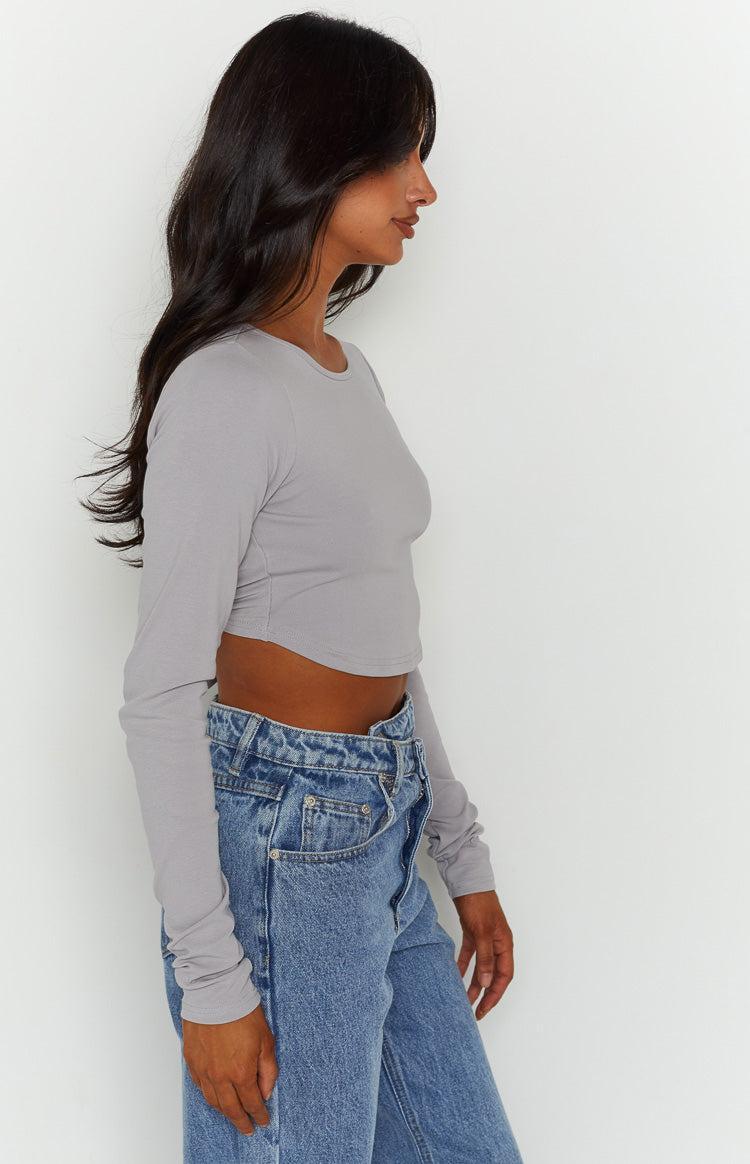 Milja Grey Open Back Top Product Image