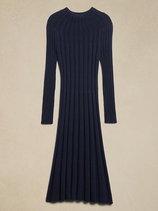 Ribbed Midi Sweater Dress Product Image