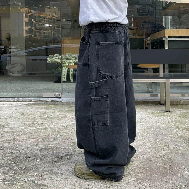 RT No. 11180 BAGGY DENIM JEANS Product Image