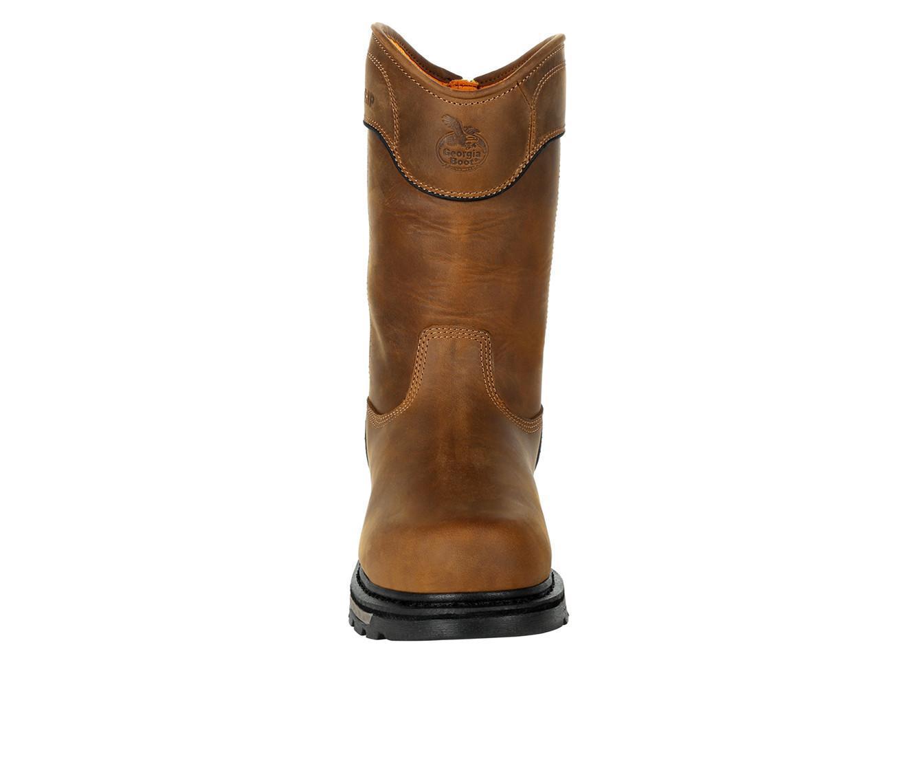 Men's Georgia Boot Carbo-Tec LTX Waterproof Composite Toe Pull On Work Boots Product Image