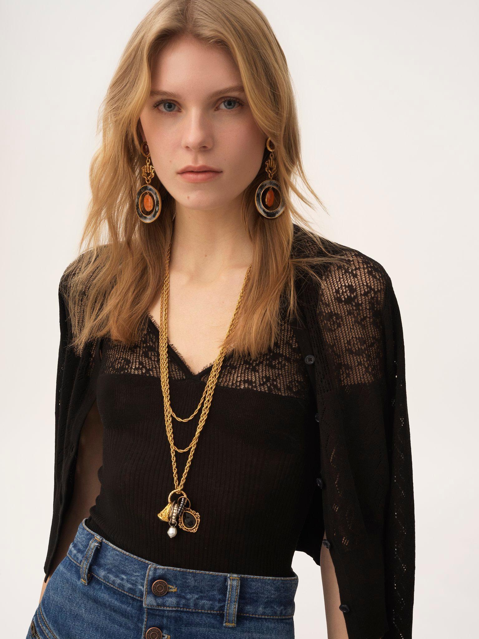 The Chloé Antique Pearls necklace Product Image