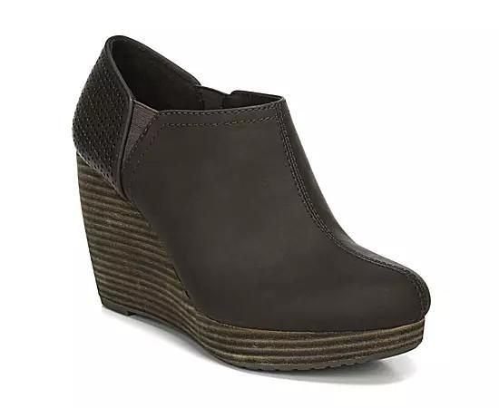 Dr. Scholl's Harlow Women's Ankle Boots, Size: 10 Wide, Dark Brown Product Image