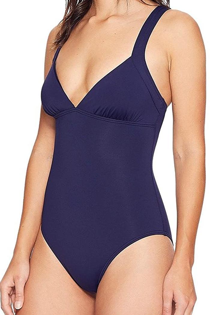 Pearl Cross Back One-Piece Product Image
