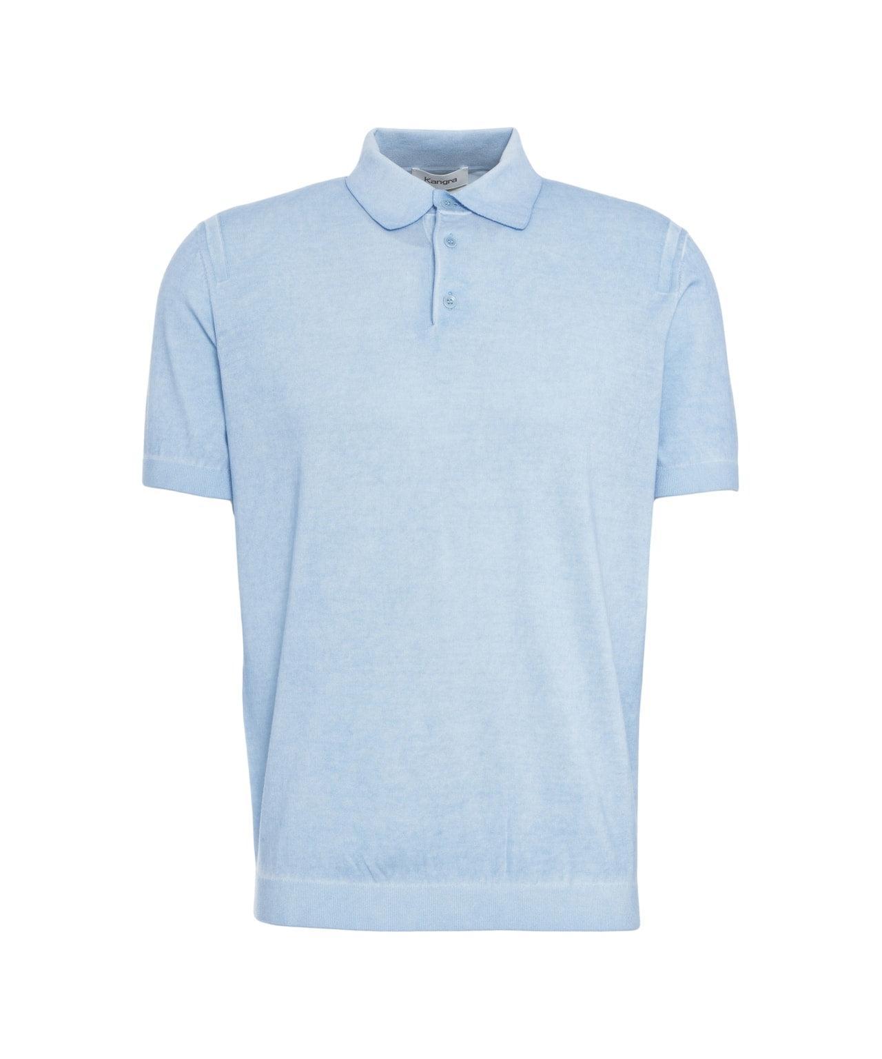 Knit polo shirt Product Image