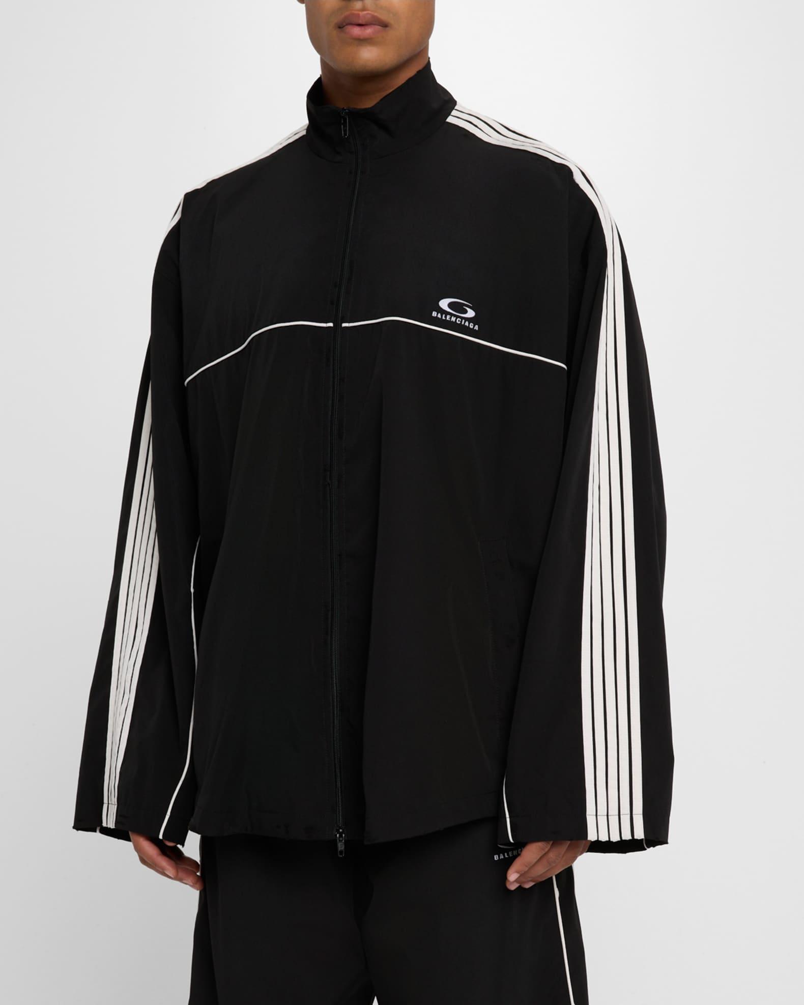 Men's Oversized-Fit Tracksuit Jacket Product Image