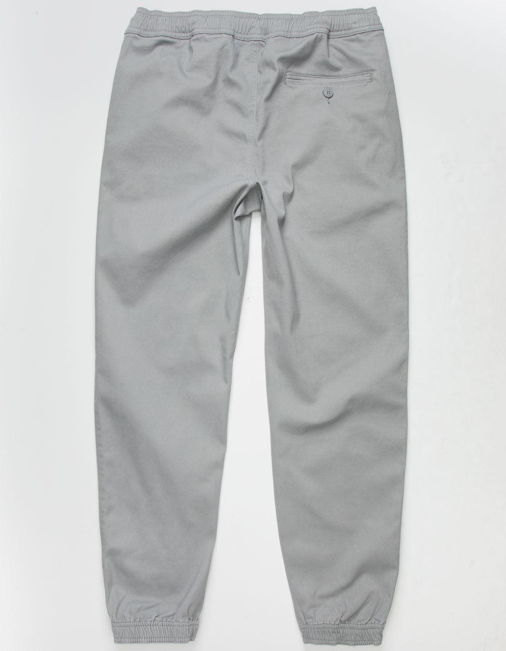 RSQ Mens Twill Jogger Pants - LIGHT GRAY Product Image