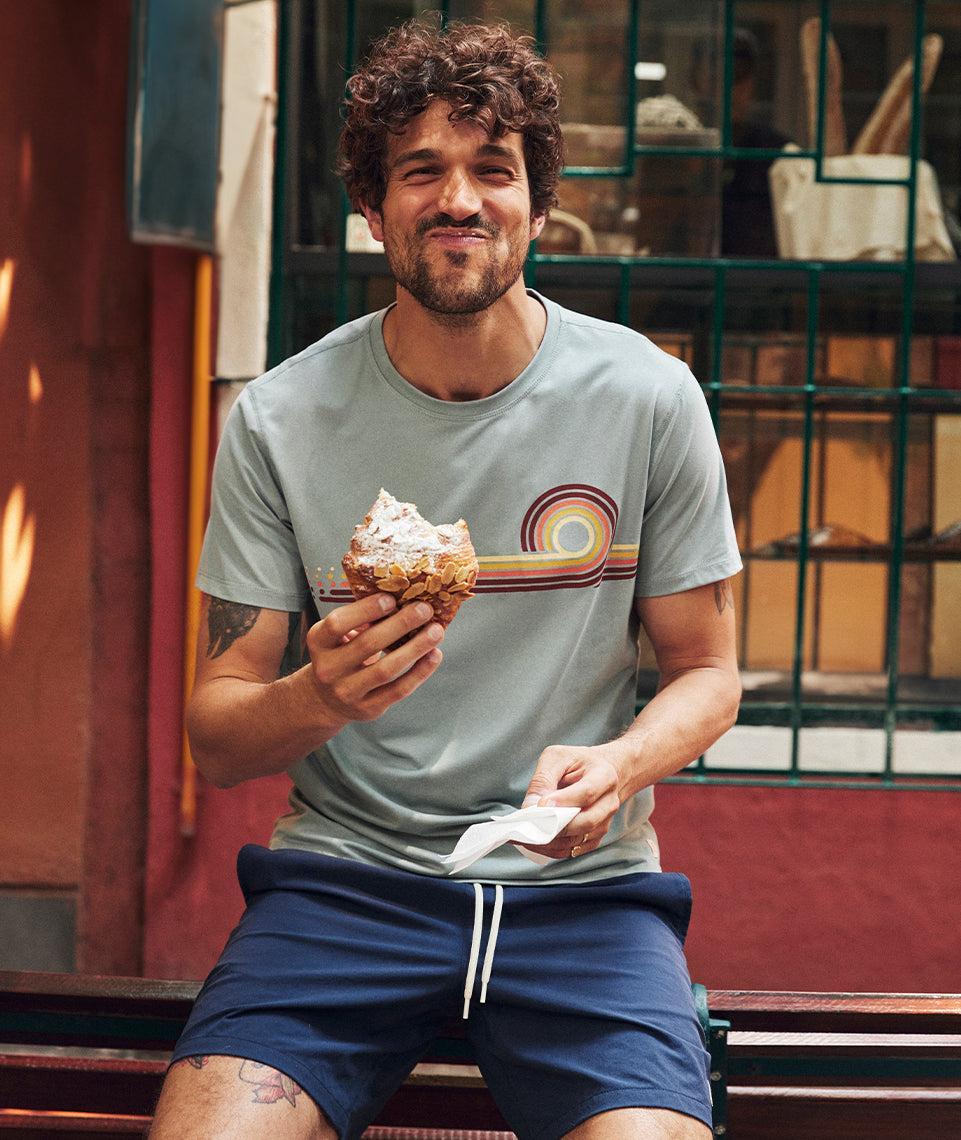 Re-Spun Sport Crew Graphic Tee Product Image