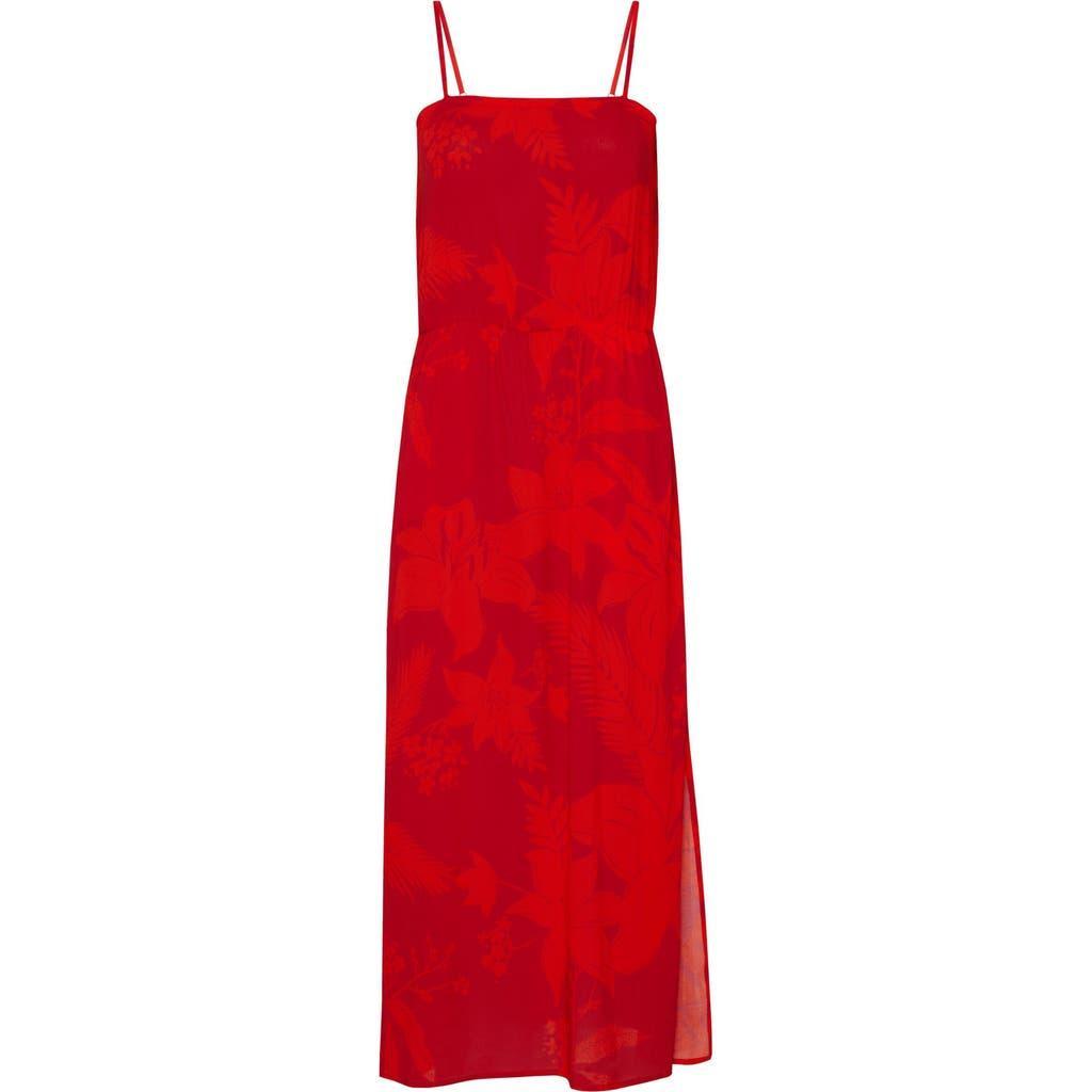 Womens Flower Power Sleeveless Midi-Dress Product Image
