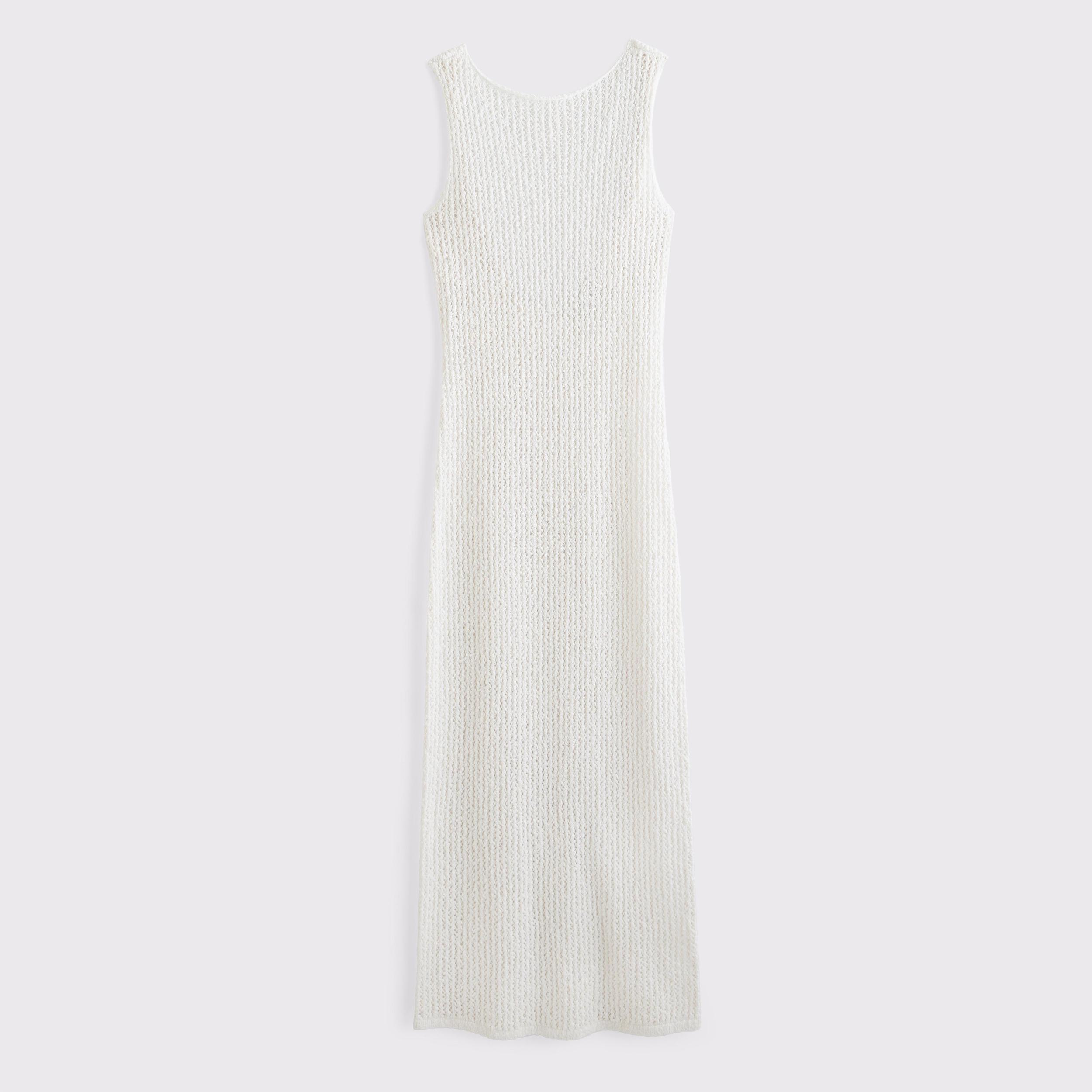 Crochet-Style Maxi Dress Coverup Product Image
