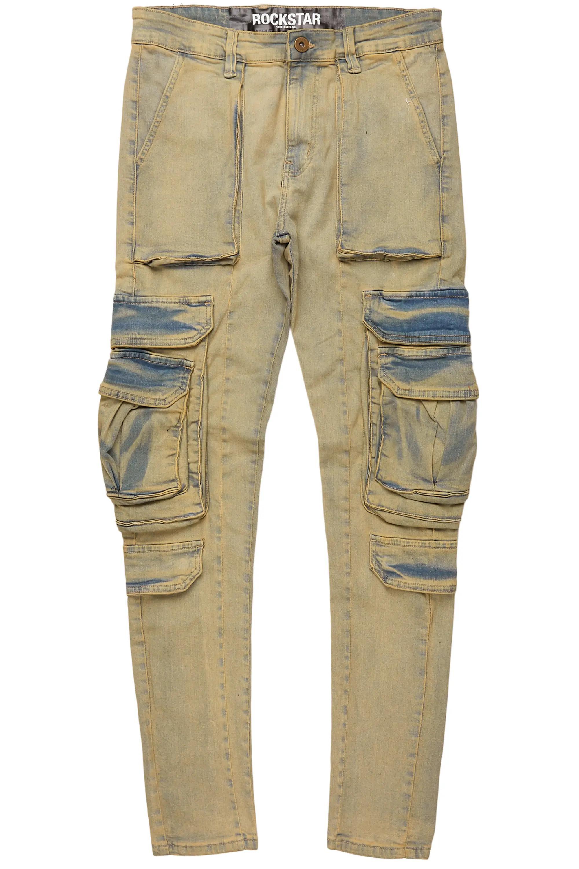 Iniko Tint Skinny Fit Cargo Jean Male Product Image