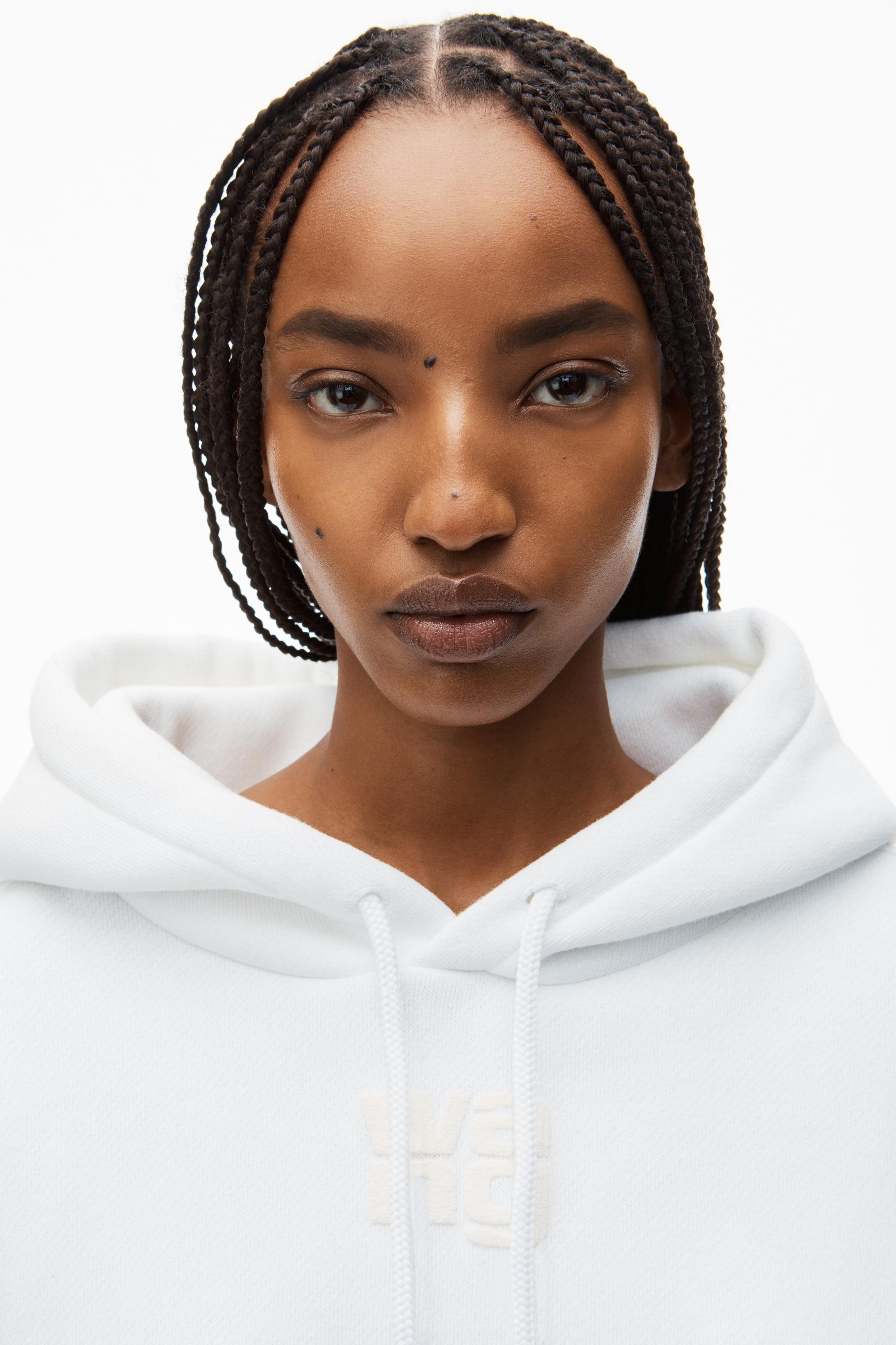 Puff Logo Hoodie In Structured Terry Product Image