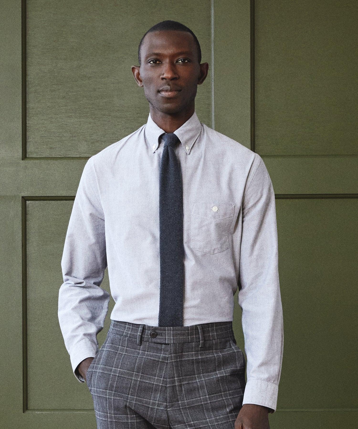 Slim Fit Favorite Oxford Shirt in Dark Coal Product Image