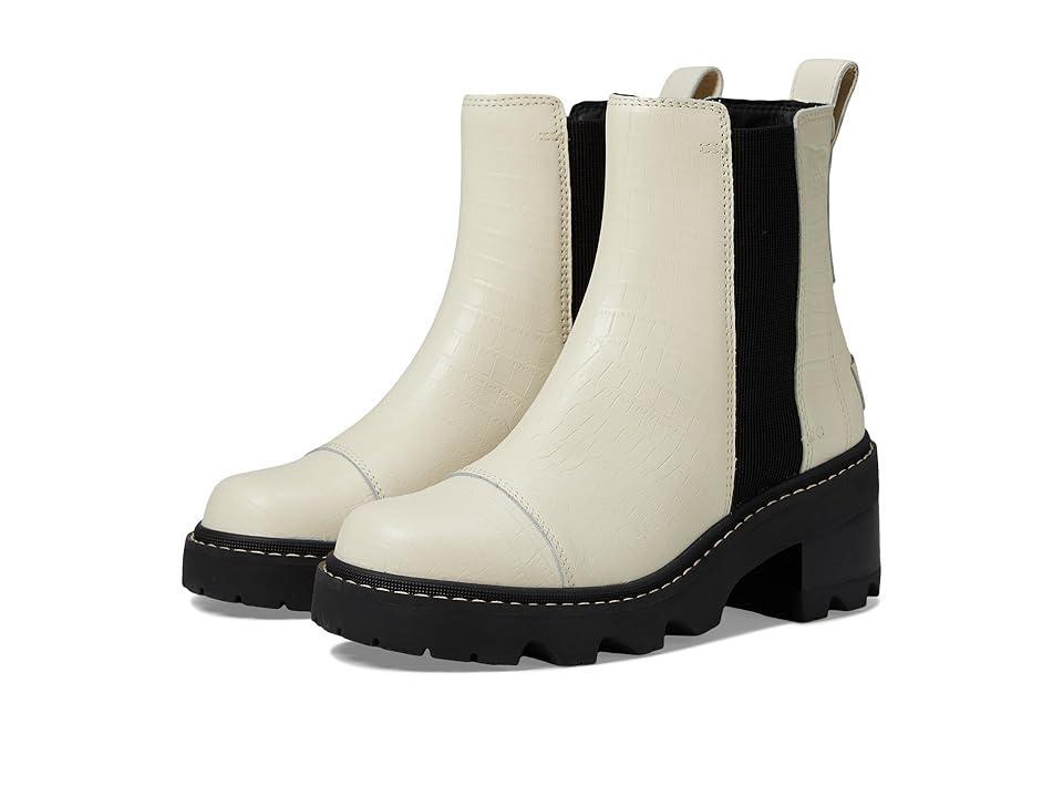 SOREL Joan Now Chelsea (Chalk/Black) Women's Boots Product Image
