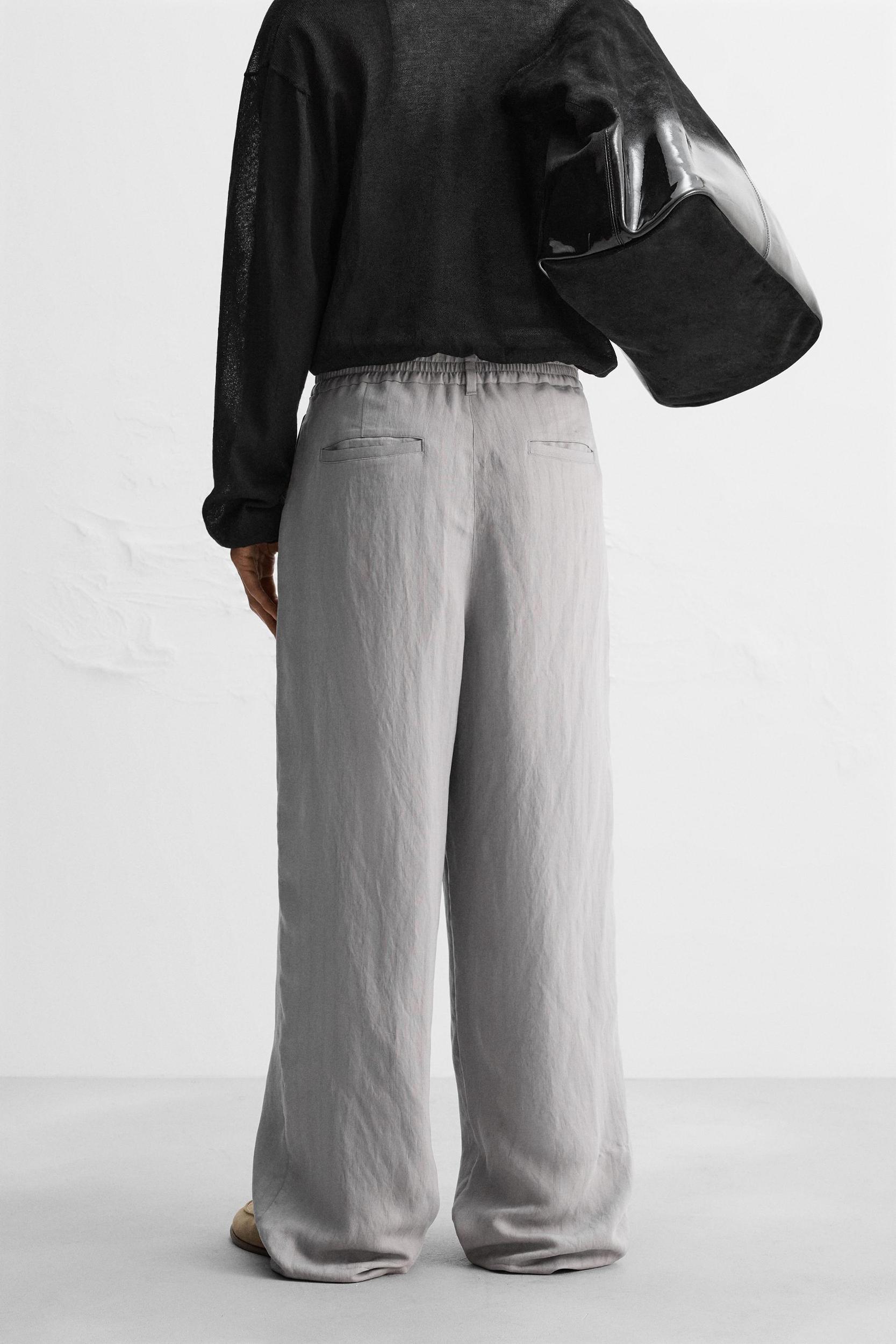 RELAXED FIT FLOWY PANTS Product Image