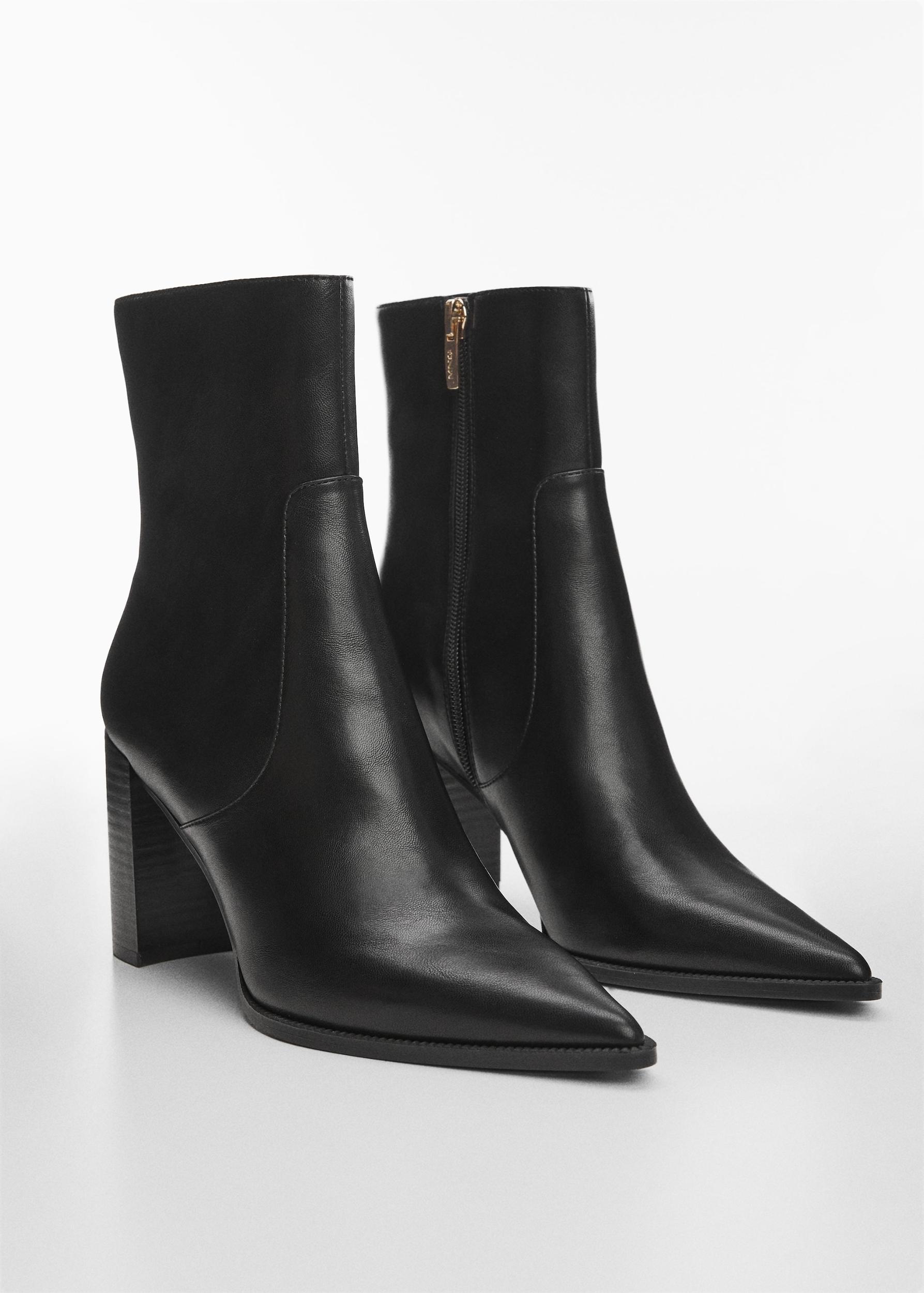 Pointed heel ankle boot - Women | MANGO USA Product Image