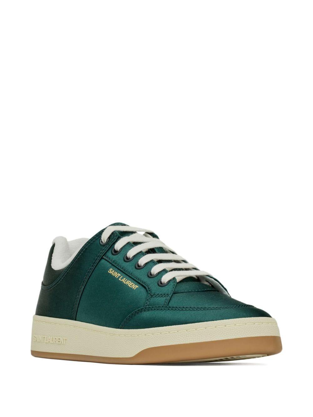 SAINT LAURENT 61 Low-top Sneakers In Green Product Image