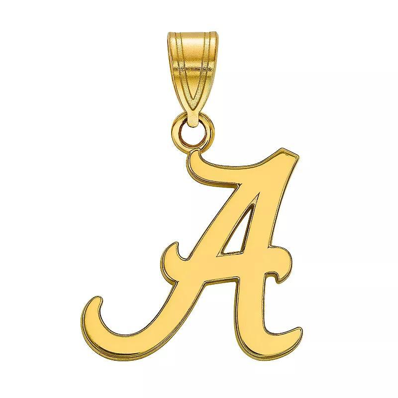 LogoArt 14k Gold over Silver Alabama Crimson Tide Pendant, Women's, Size: 22 mm, 14k Gold Plated Product Image