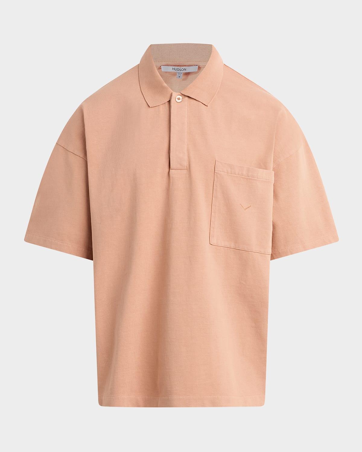 Mens Heavyweight Polo Shirt Product Image
