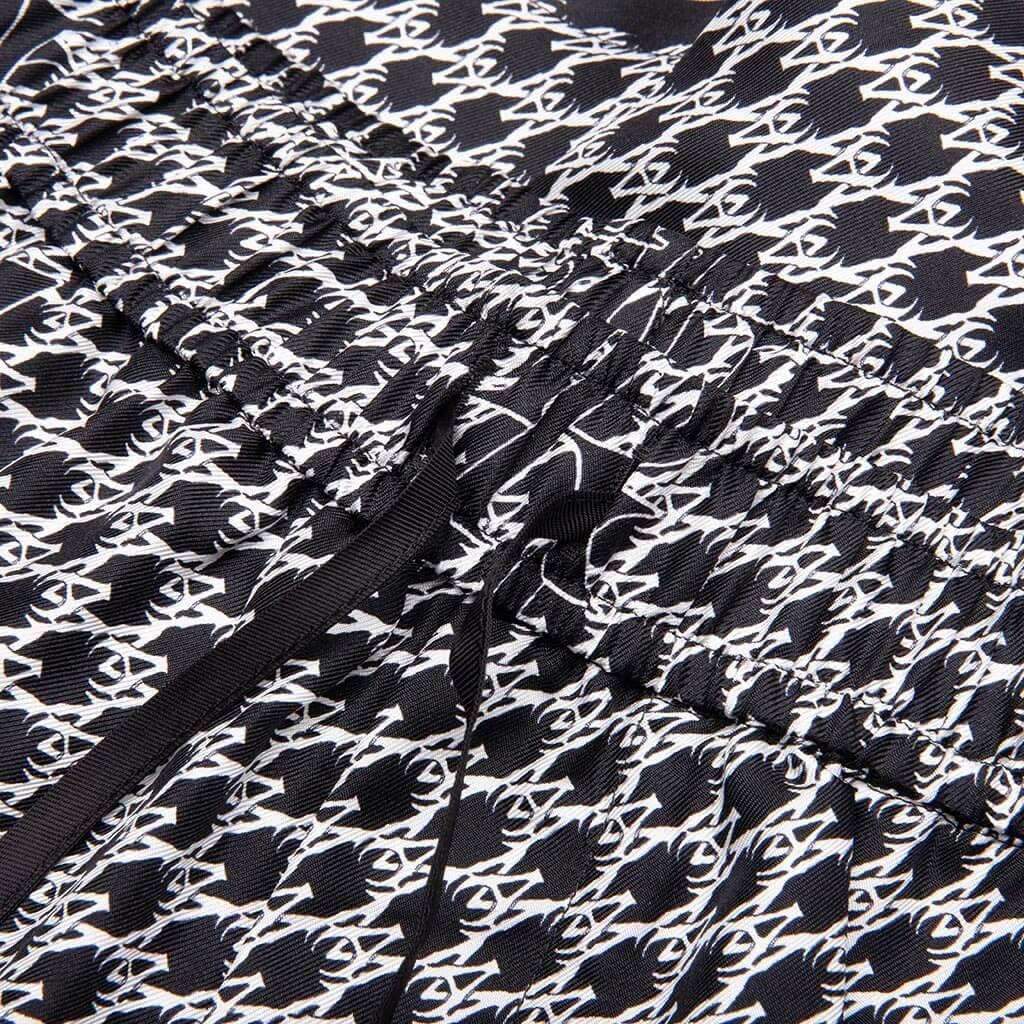 Houndstooth Silk Short - Black Male Product Image