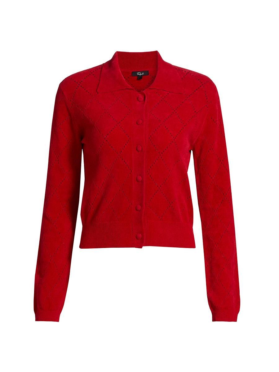 Womens Simone Cotton Chenille Cardigan Product Image