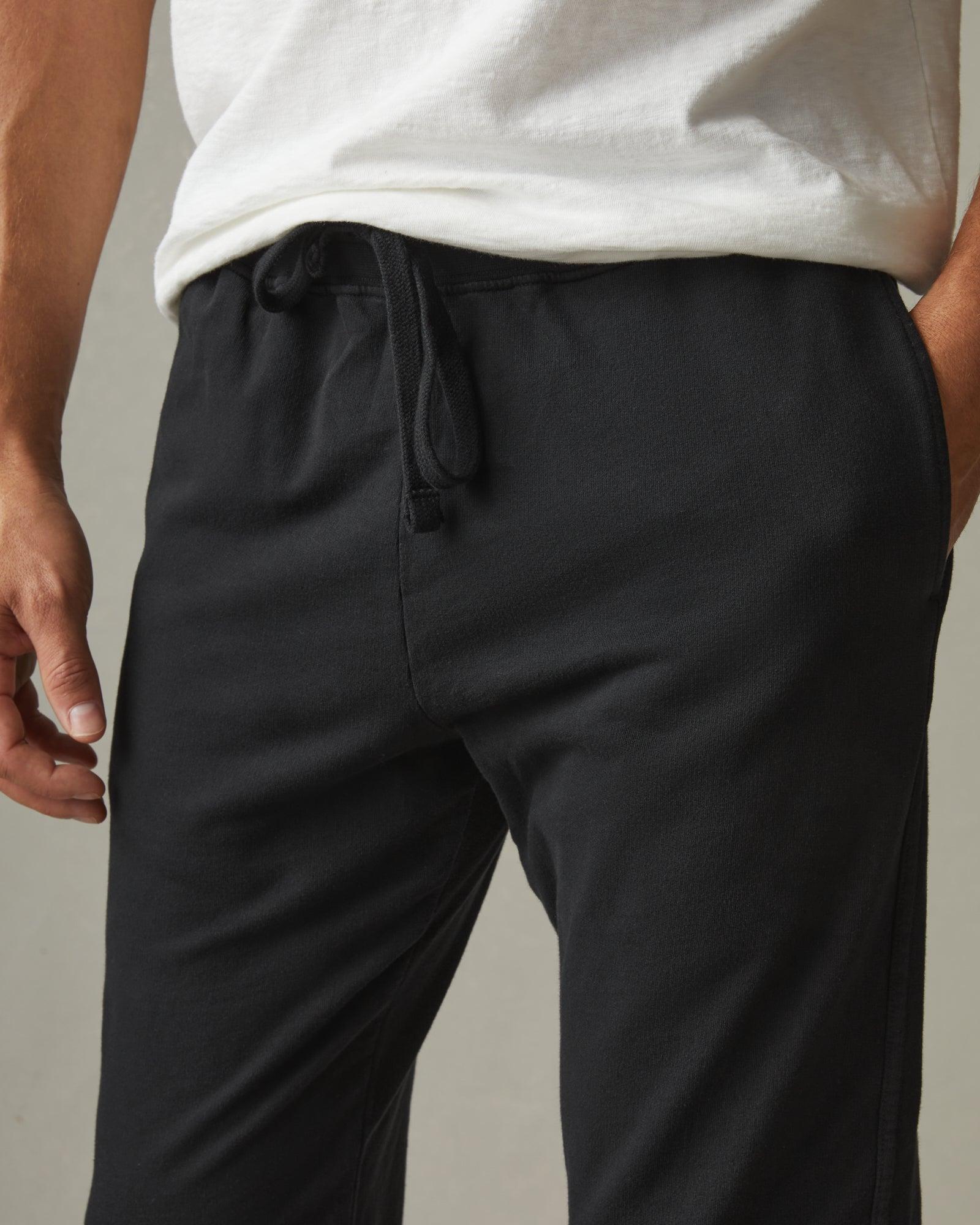 Men's French Terry Jogger - Black Product Image