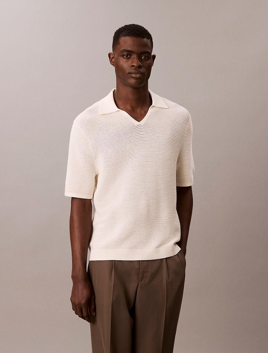 Tech Knit Sweater Polo Shirt Product Image