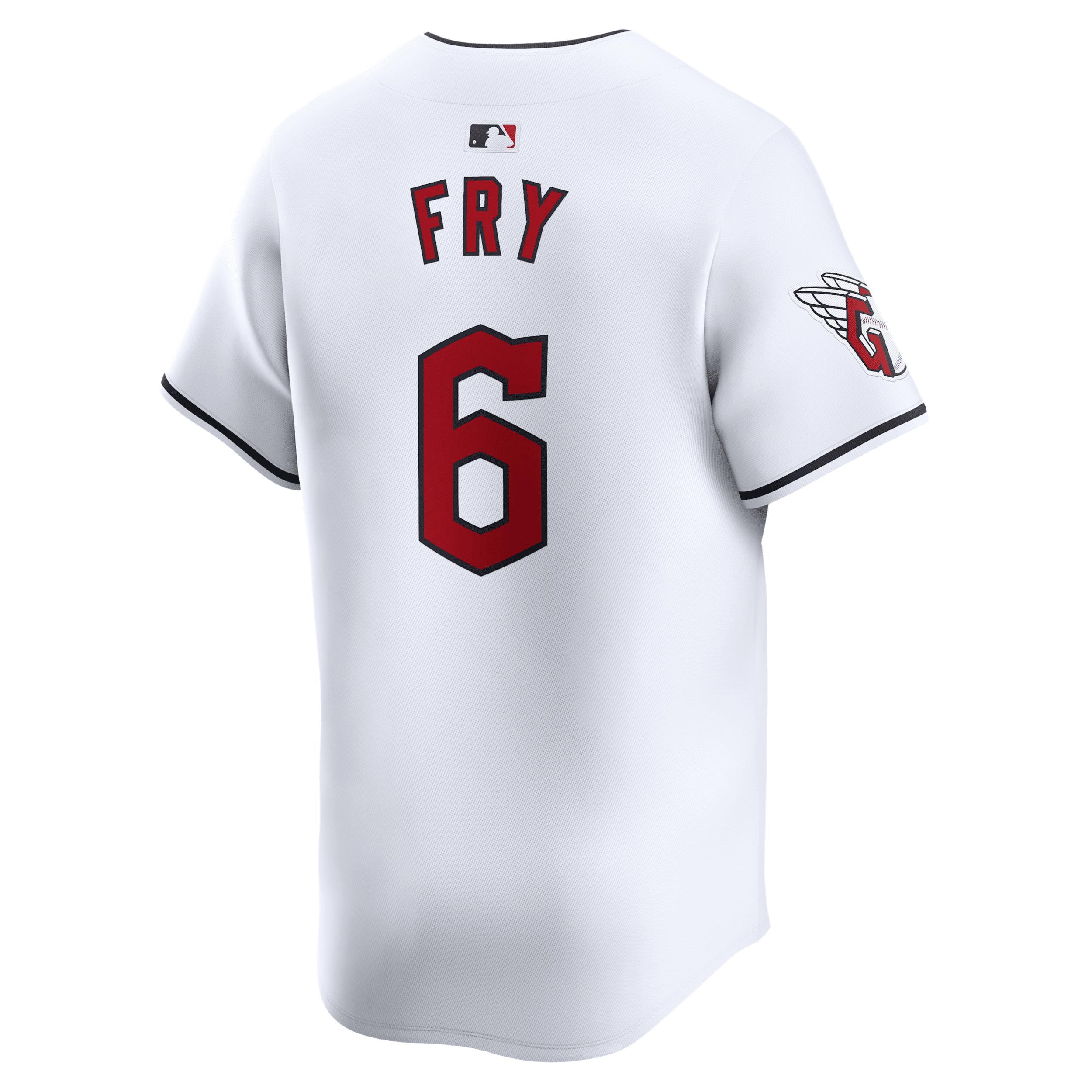 Men's Nike Bo Naylor White Cleveland Guardians Home Limited Player Jersey, Size: Small, Grd White Product Image