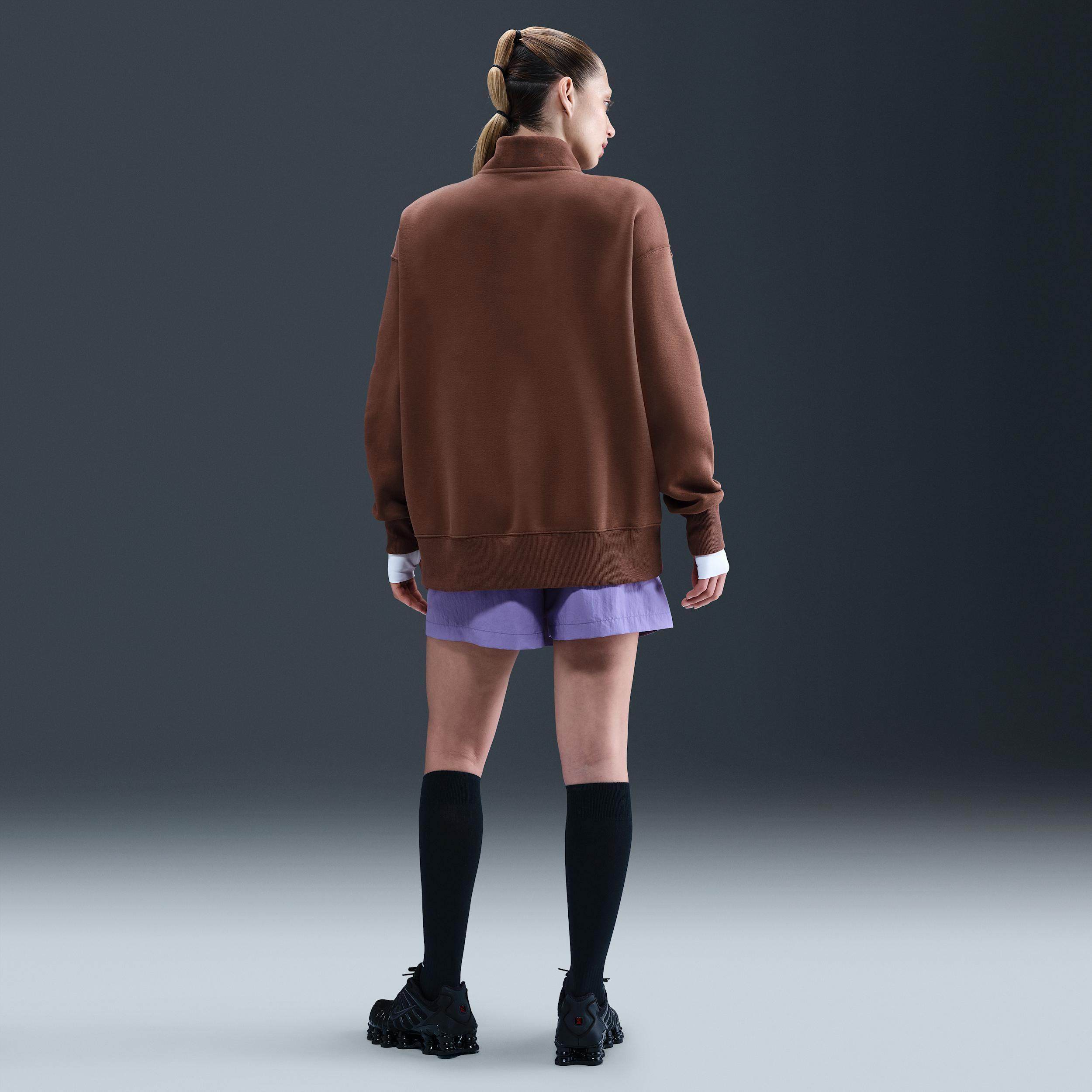 Women's Nike Sportswear Phoenix Fleece Oversized 1/4-Zip Long Sweatshirt Product Image