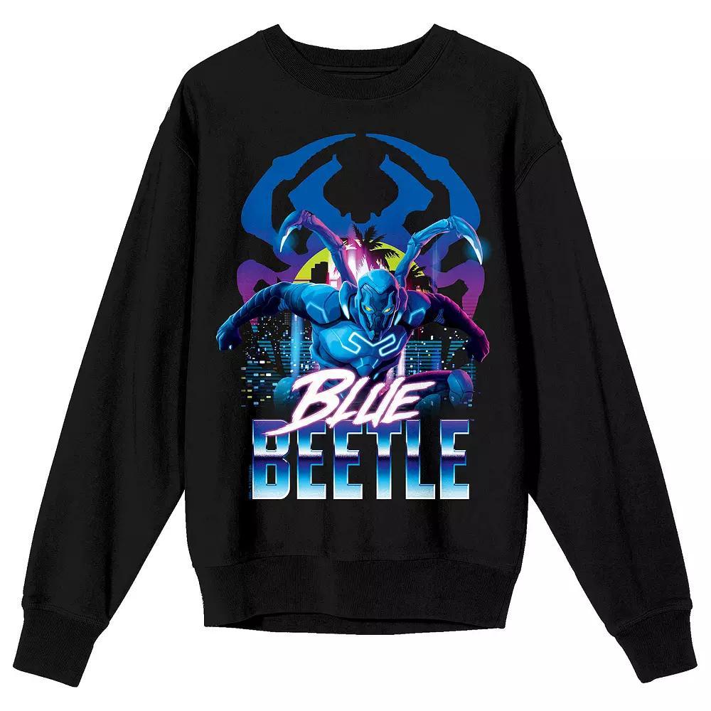 Men's Blue Beetle Superhero & Logo Graphic Tee, Size: Large, Black Product Image