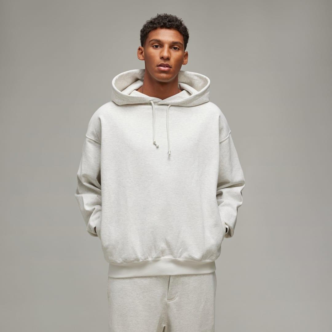 adidas Y-3 French Terry Hoodie Black XS Mens Product Image