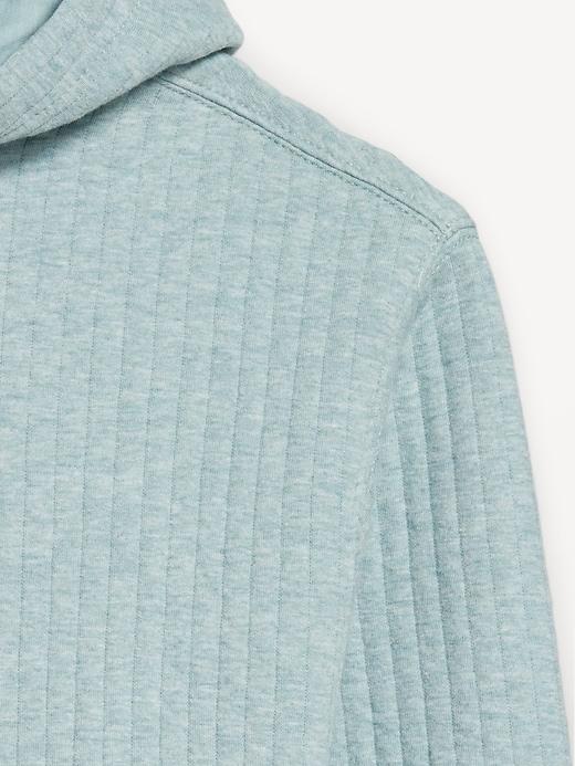 Essential Quilted Fleece Hoodie Product Image