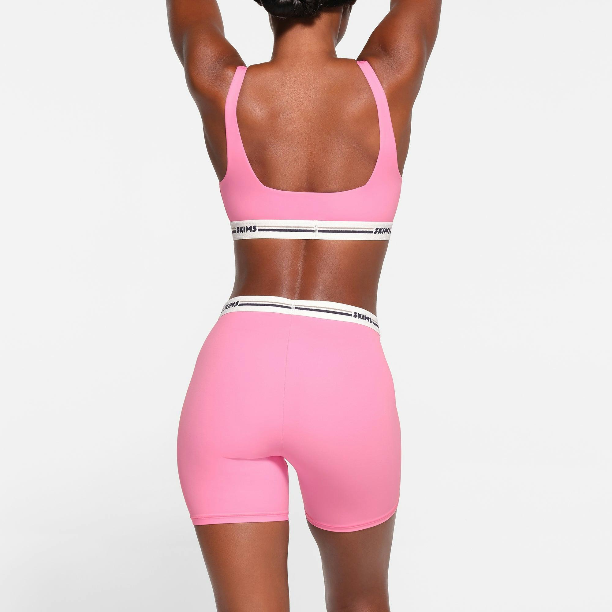 FITS EVERYBODY LOGO BIKE SHORT | SUGAR PINK Product Image