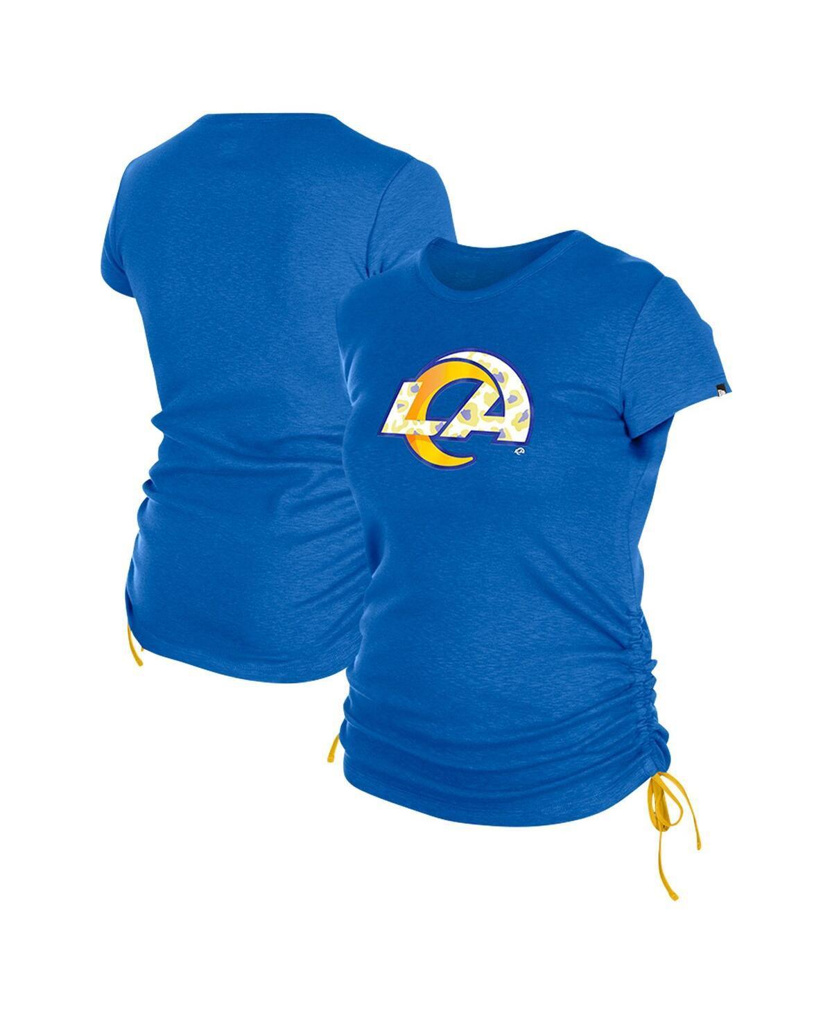 Women's New Era Black New Orleans Saints Ruched Side T-Shirt, Size: Small Product Image