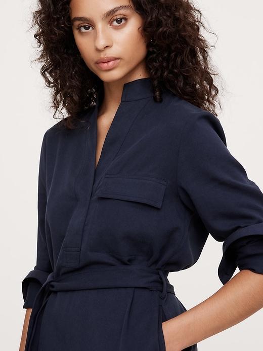 Tencel™-Cotton Utility Dress Product Image