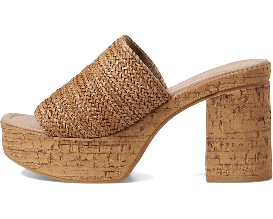 Adorned Raffia Platform Slide Product Image