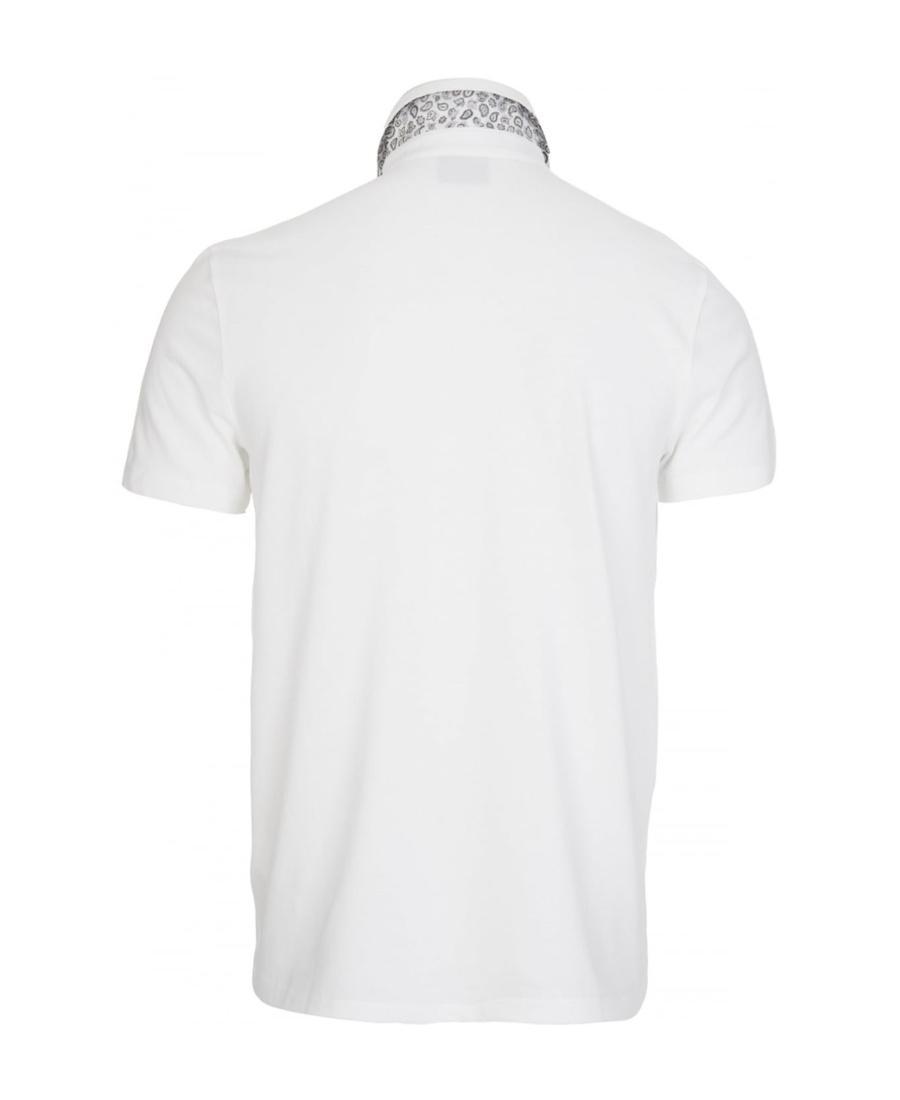 HUGO BOSS Logo Details Polo Shirt In White Product Image