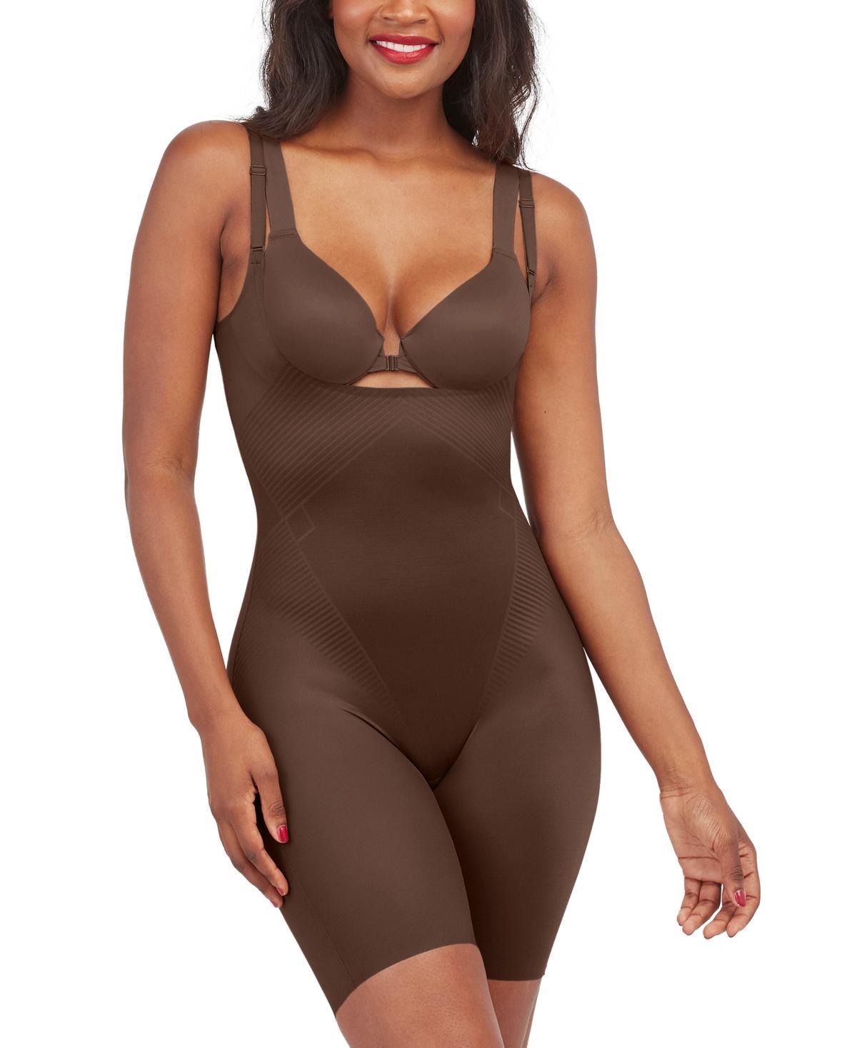 Spanx Thinstincts 2.0 Open Bust Mid Thigh Bodysuit Product Image