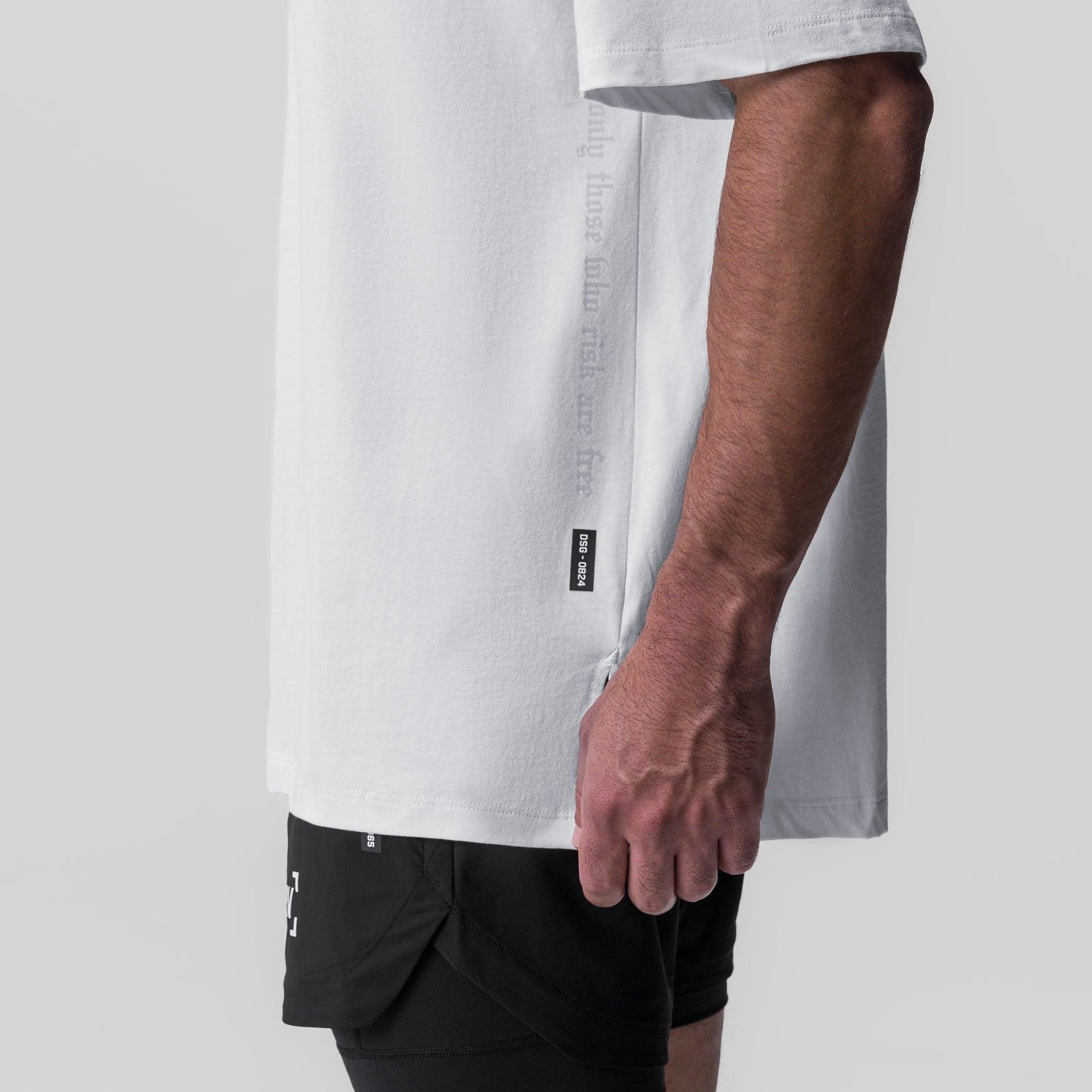 0824. Supima® Oversized Tee - White Product Image