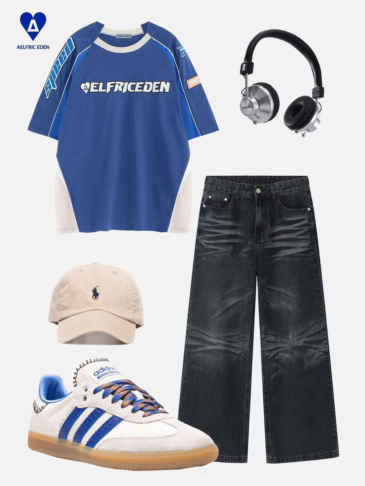 Aelfric Eden Embroidery Racing Tee Product Image