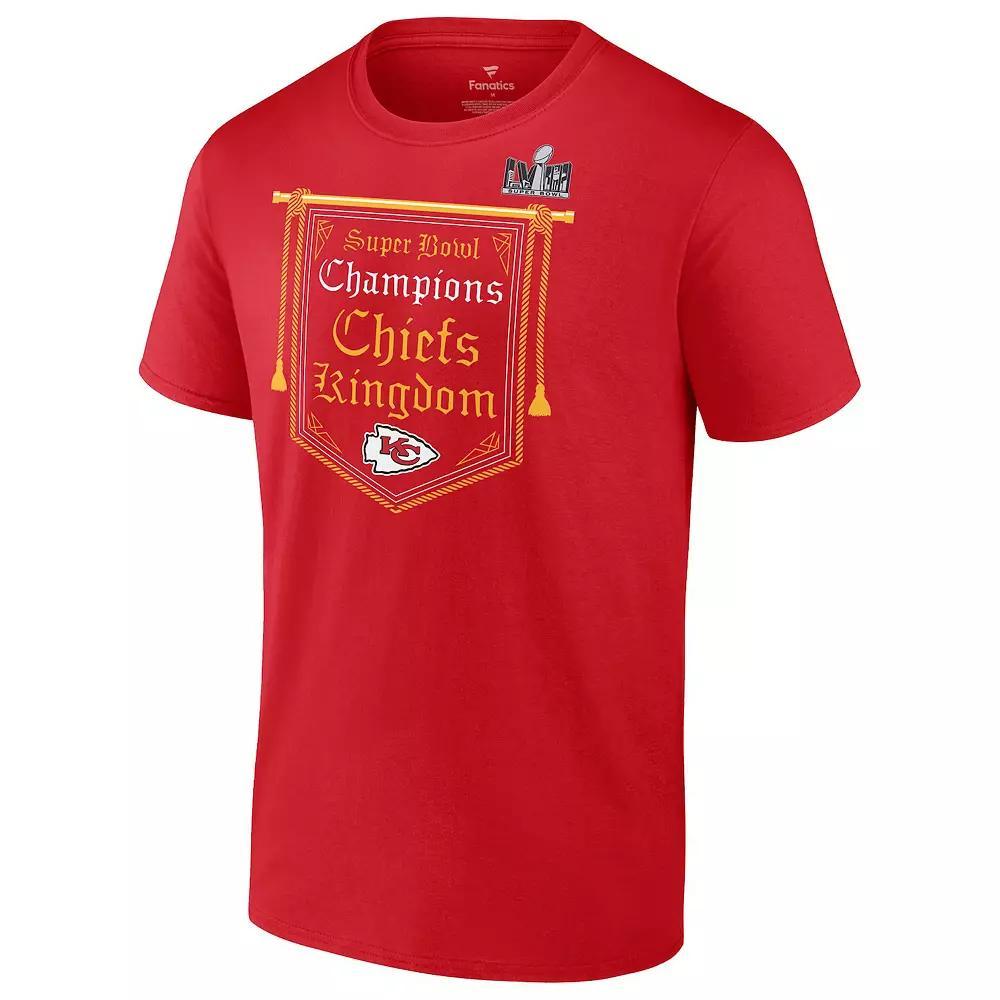 Men's Fanatics Kansas City Chiefs Super Bowl LVIII Champions Hometown Tee, Size: Medium, Red Product Image