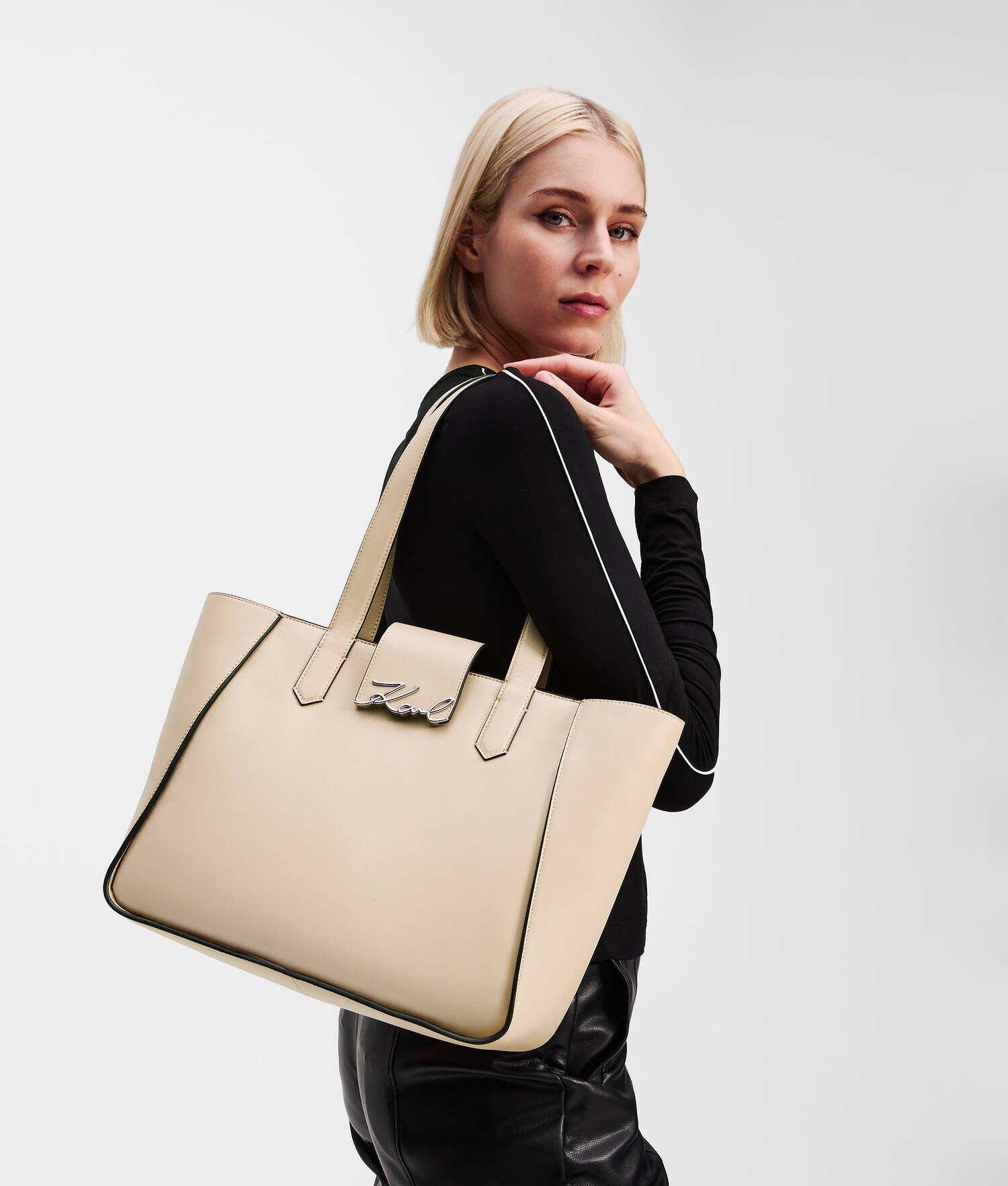 K/SIGNATURE MEDIUM TOTE BAG Product Image