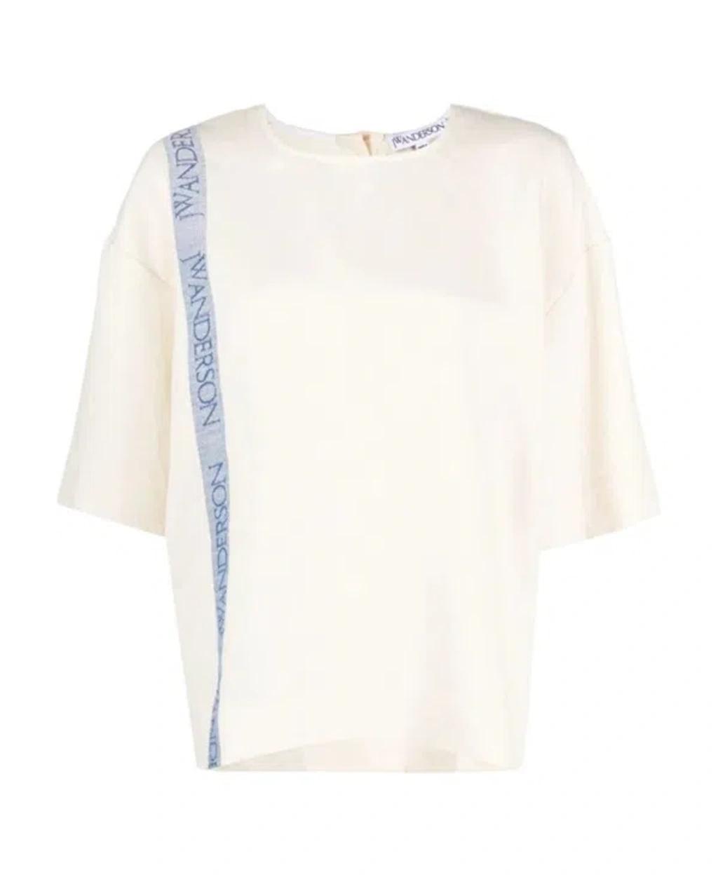 JW ANDERSON Logo Tunic In White Product Image