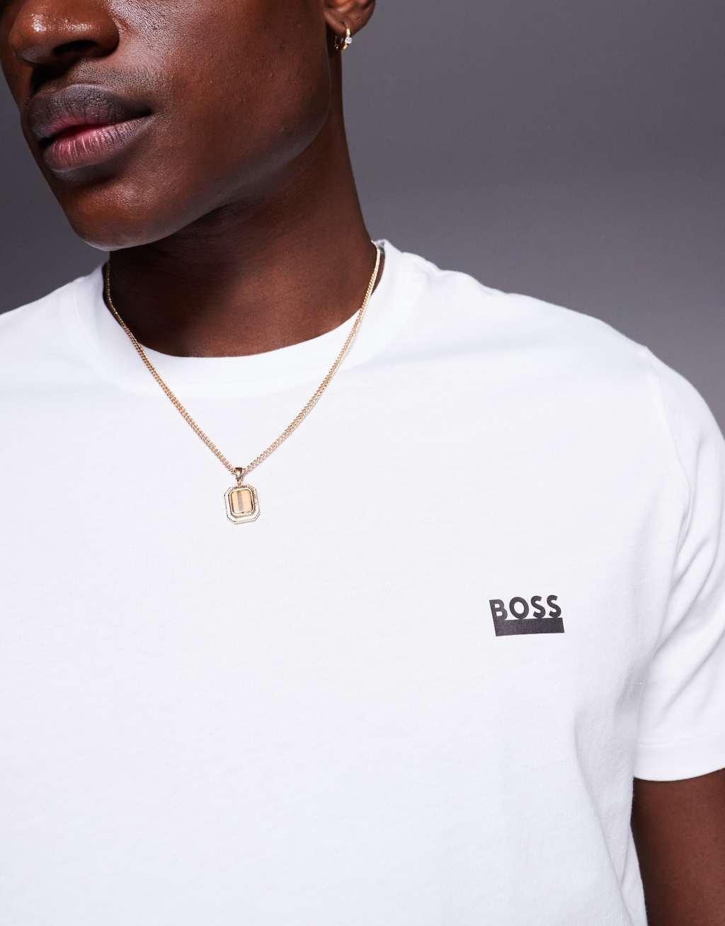 BOSS Bodywear 365 logo t-shirt regular fit in white Product Image