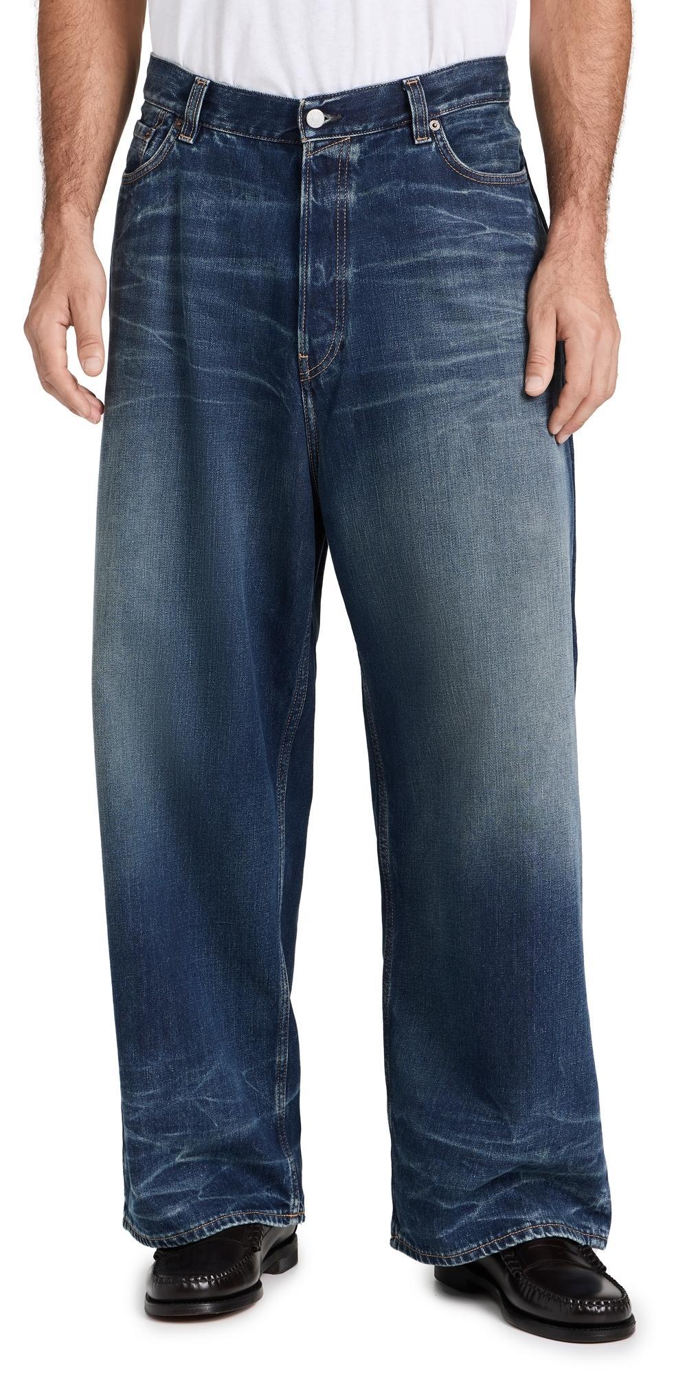 ACNE STUDIOS 2023 Super Baggy Jeans Mid Blue In 863 Mid Blue Product Image